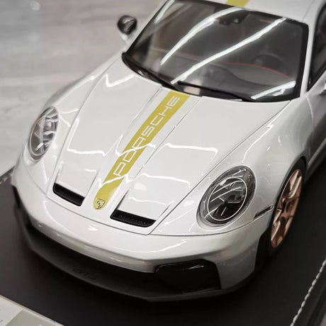 [IVY] 1:18 Porsche 2022 911 992 GT3 Silver Model Car Resin