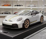 [IVY] 1:18 Porsche 2022 911 992 GT3 Silver Model Car Resin