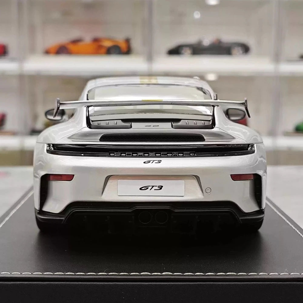 [IVY] 1:18 Porsche 2022 911 992 GT3 Silver Model Car Resin