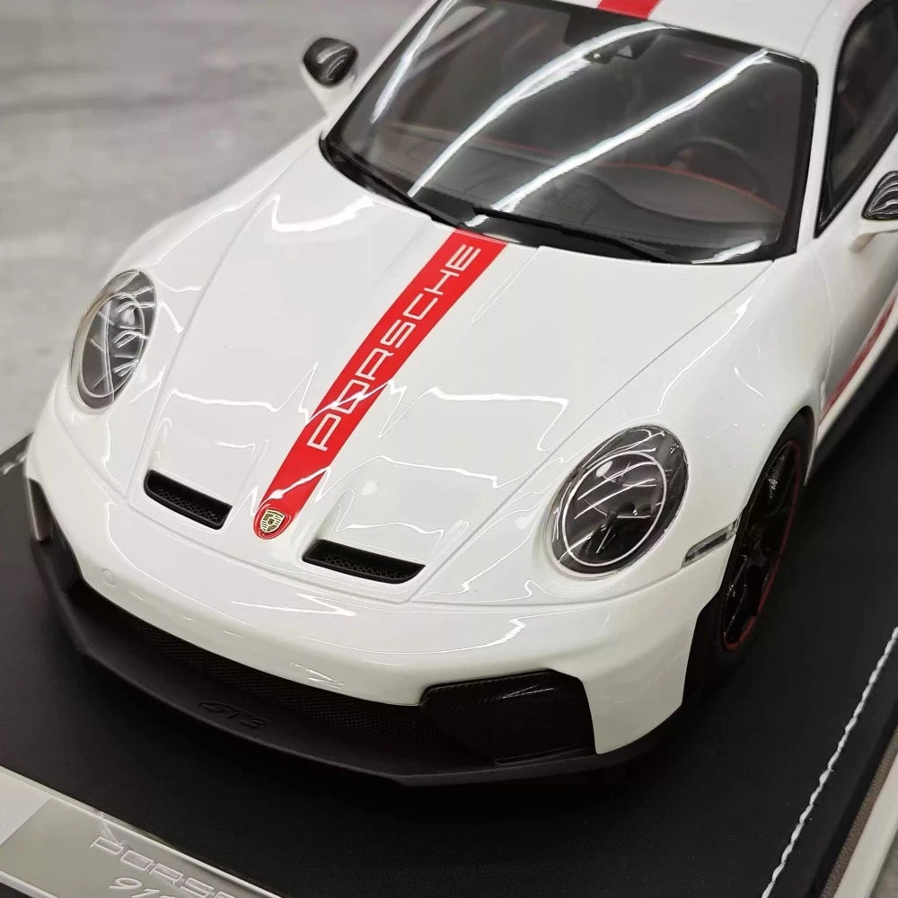 [IVY] 1:18 Porsche 2022 911 992 GT3 White Model Car Resin
