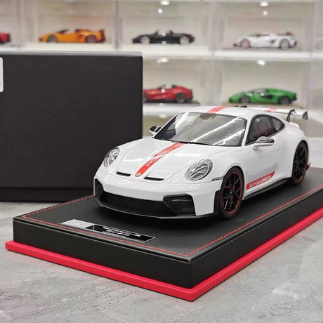 [IVY] 1:18 Porsche 2022 911 992 GT3 White Model Car Resin