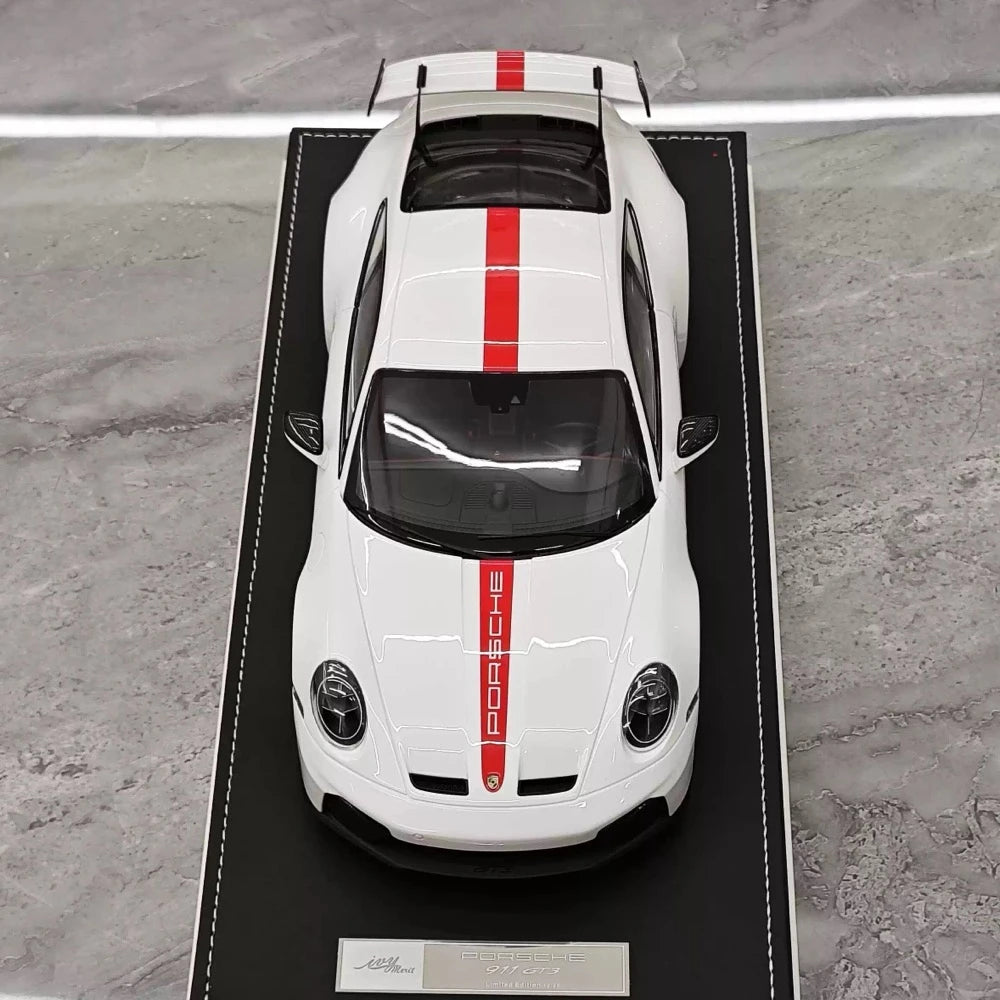 [IVY] 1:18 Porsche 2022 911 992 GT3 White Model Car Resin