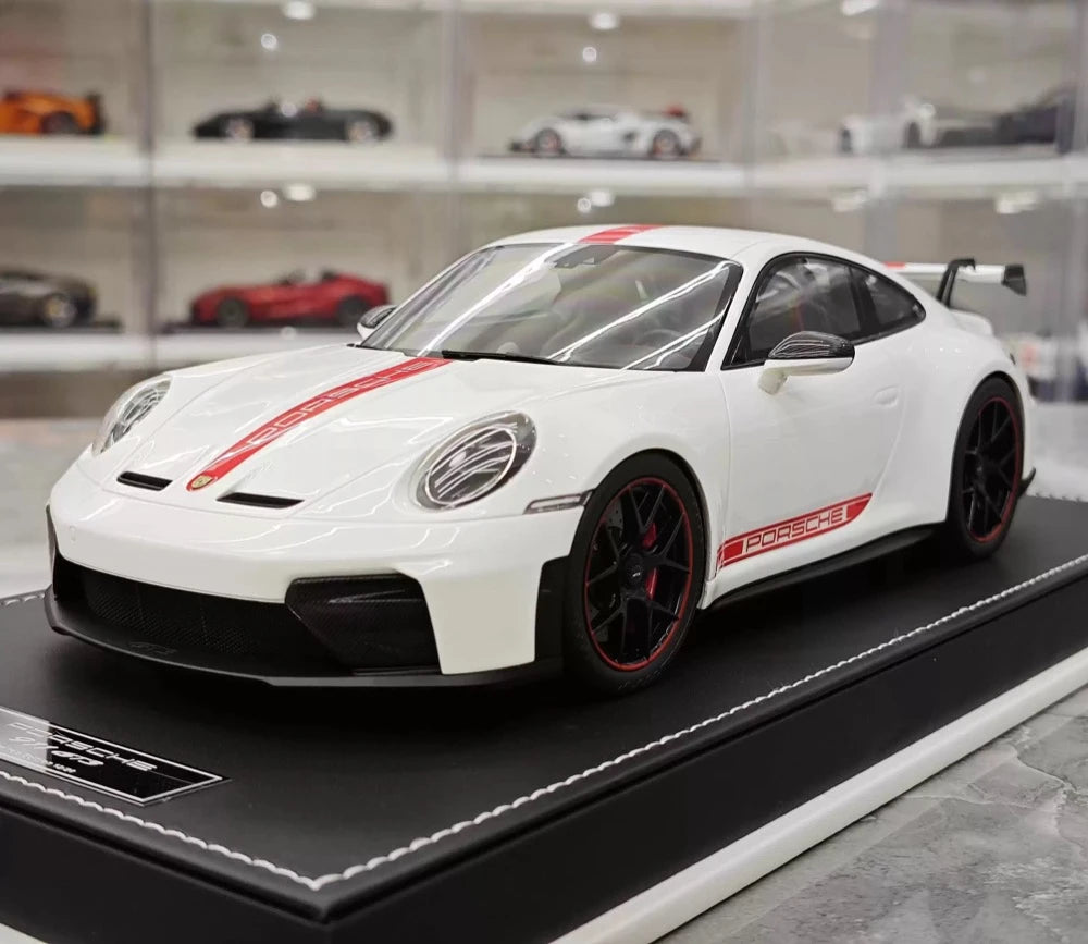 [IVY] 1:18 Porsche 2022 911 992 GT3 White Model Car Resin