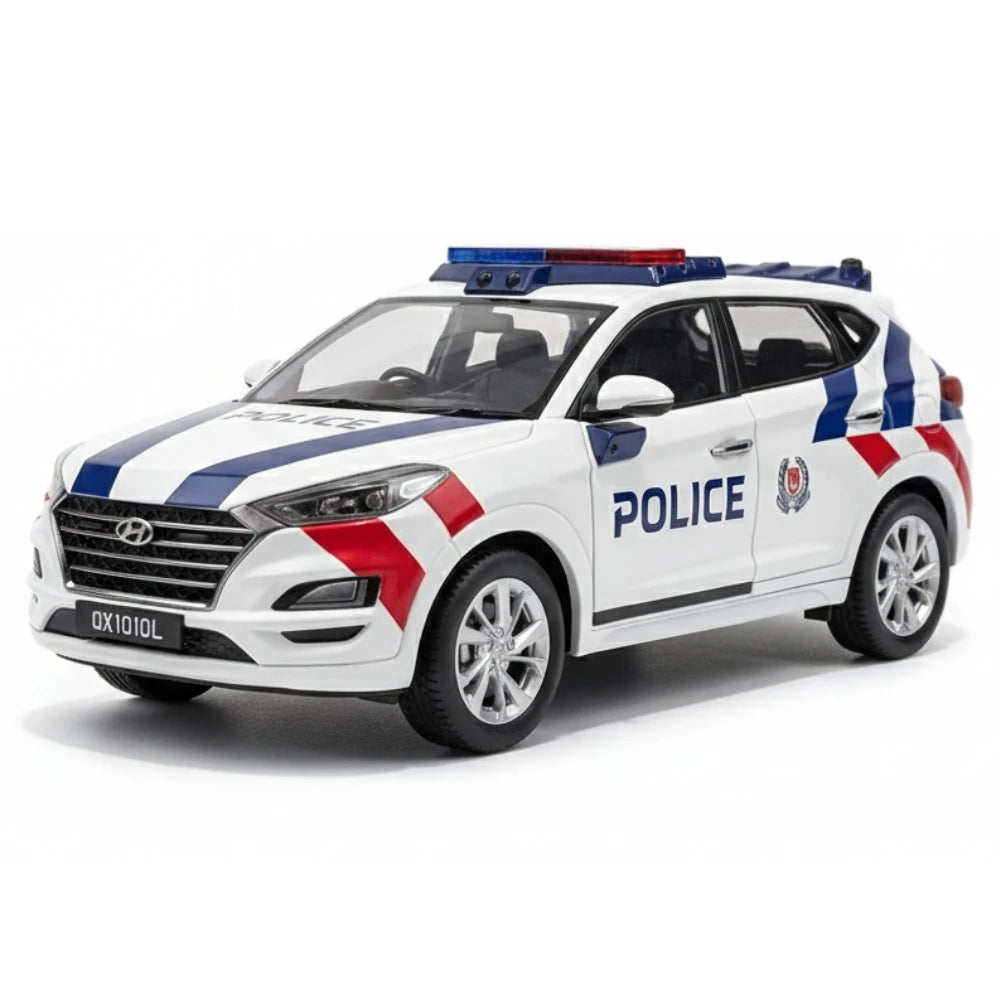 [IXO] 1:18 Hyundai 2019 Tucson SPF Police Model Car Die-Cast