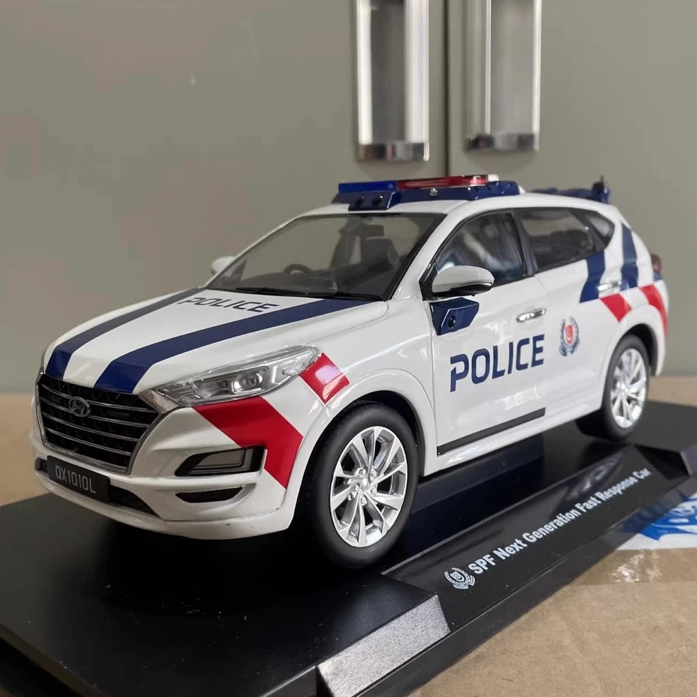 [IXO] 1:18 Hyundai 2019 Tucson SPF Police Model Car Die-Cast