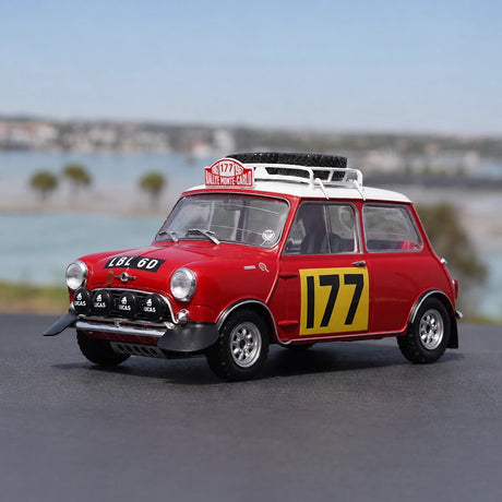 Mini 1967 Cooper S #177 Monte Carlo 1:18 diecast model car by IXO - view 1