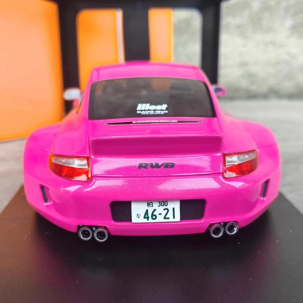 [IXO] 1:18 Porsche 2004 911 997 RWB Pink Model Car Die-Cast