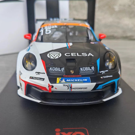 [IXO] 1:18 Porsche 2024 911 GT3 Cup #15 Porsche Cup Model Car Die-Cast