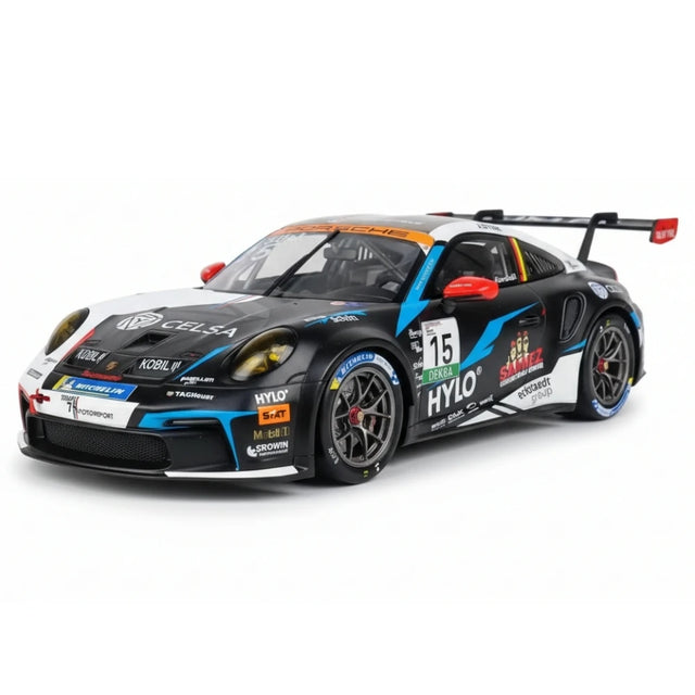 [IXO] 1:18 Porsche 2024 911 GT3 Cup #15 Porsche Cup Model Car Die-Cast