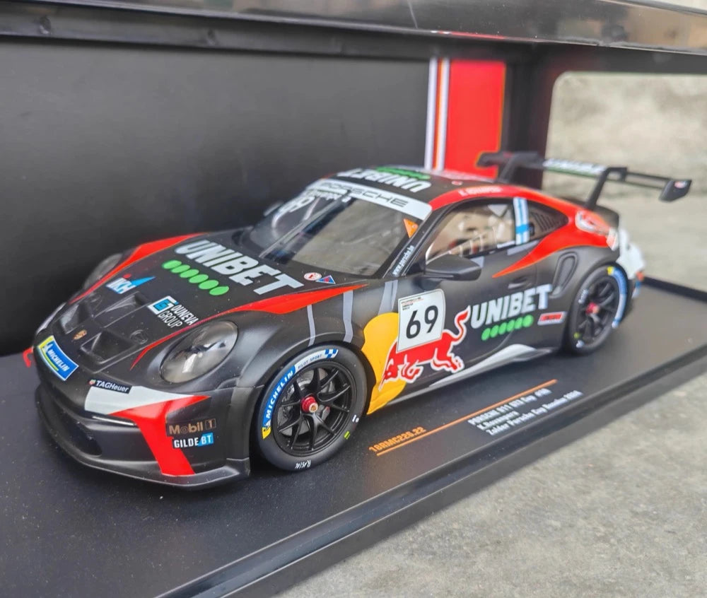 [IXO] 1:18 Porsche 2024 911 GT3 Cup #69 Porsche Cup Model Car Die-Cast