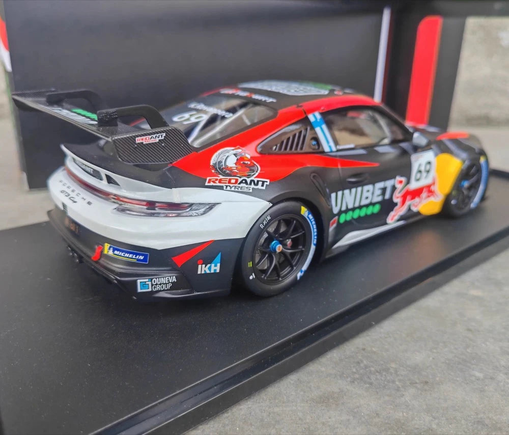 [IXO] 1:18 Porsche 2024 911 GT3 Cup #69 Porsche Cup Model Car Die-Cast