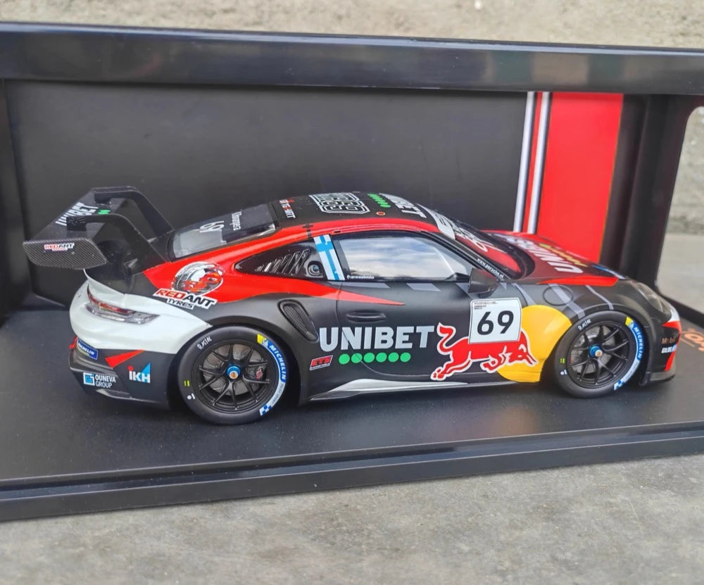 [IXO] 1:18 Porsche 2024 911 GT3 Cup #69 Porsche Cup Model Car Die-Cast