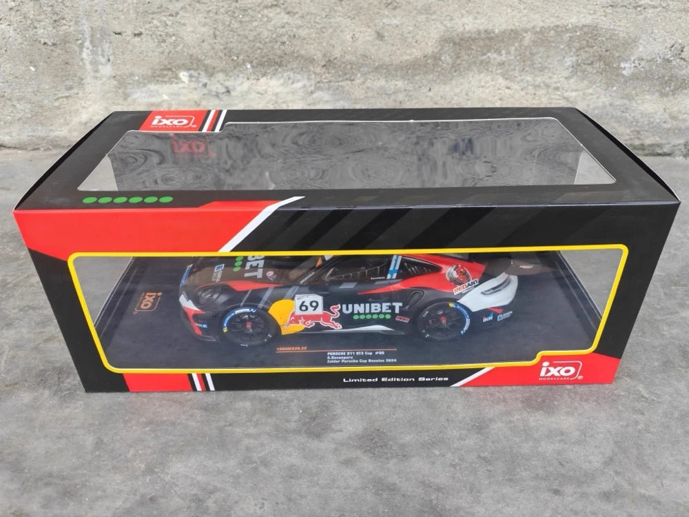 [IXO] 1:18 Porsche 2024 911 GT3 Cup #69 Porsche Cup Model Car Die-Cast