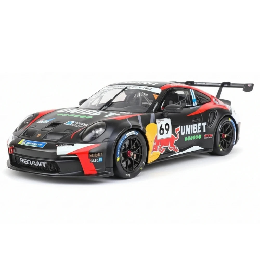 [IXO] 1:18 Porsche 2024 911 GT3 Cup #69 Porsche Cup Model Car Die-Cast