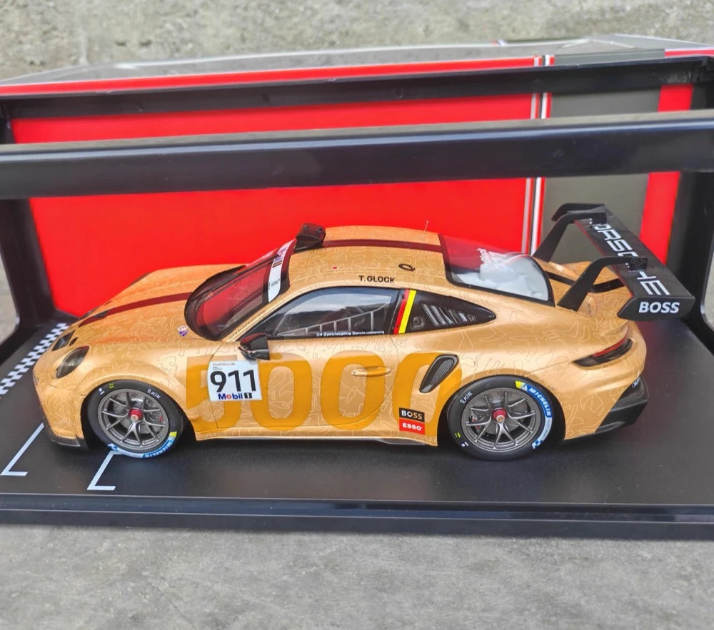 [IXO] 1:18 Porsche 2025 911 GT3 Cup #911 Porsche Cup Model Car Die-Cast