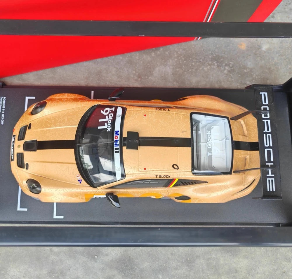 [IXO] 1:18 Porsche 2025 911 GT3 Cup #911 Porsche Cup モデルカー Die-Cast