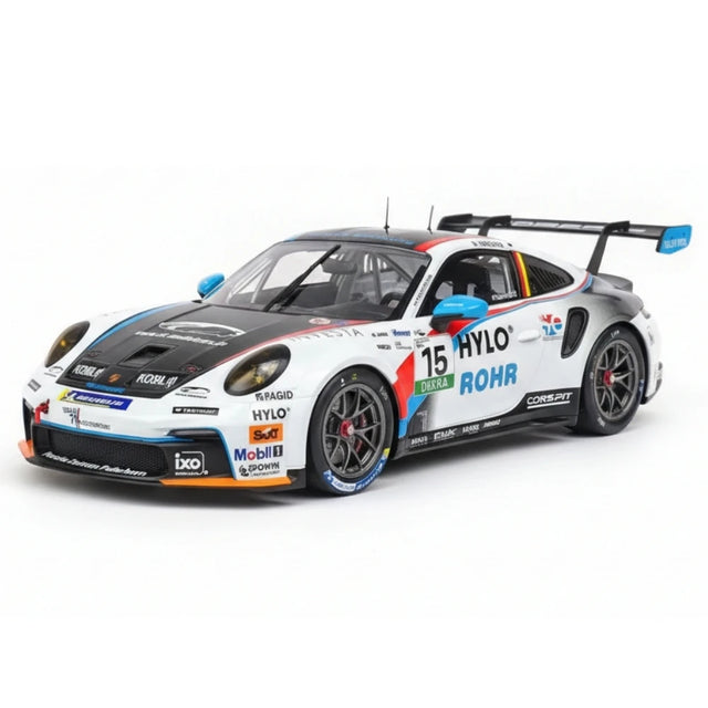 [IXO] 1:18 Porsche 2025 911 GT3 Cup #15 Team75 Porsche Carrera Cup voiture miniature Die-Cast