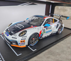 [IXO] 1:18 Porsche 2025 911 GT3 Cup #15 Team75 Porsche Carrera Cup Model Car Die-Cast