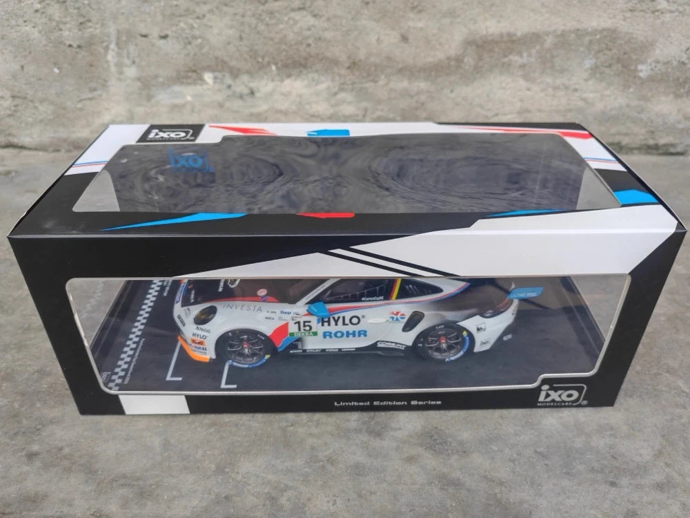 [IXO] 1:18 Porsche 2025 911 GT3 Cup #15 Team75 Porsche Carrera Cup voiture miniature Die-Cast