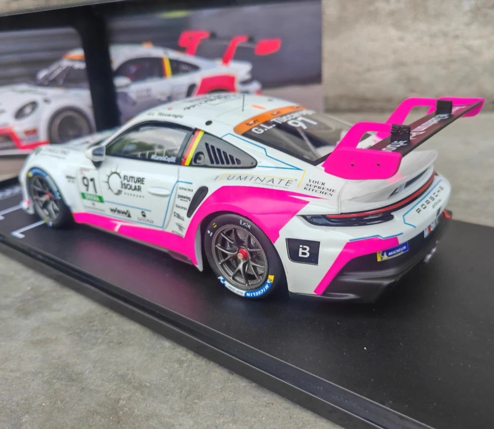 [IXO] 1:18 Porsche 2025 911 GT3 Cup #91 Porsche Carrera Cup Model Car Die-Cast