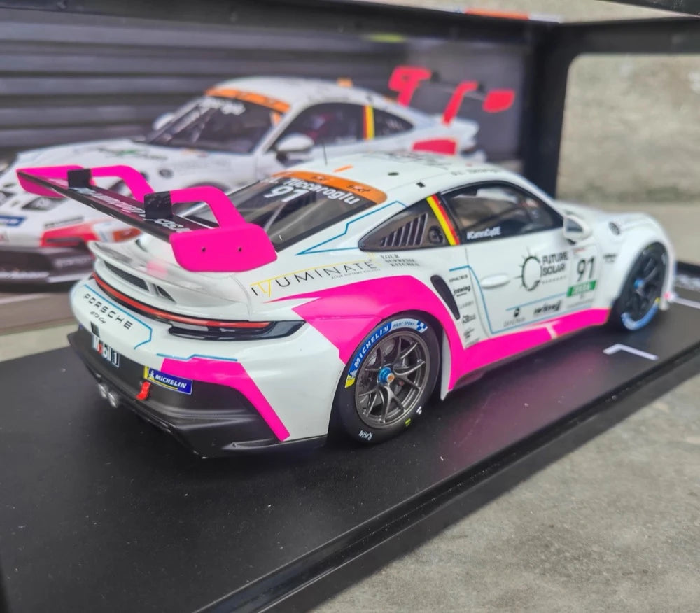 [IXO] 1:18 Porsche 2025 911 GT3 Cup #91 Porsche Carrera Cup Model Car Die-Cast