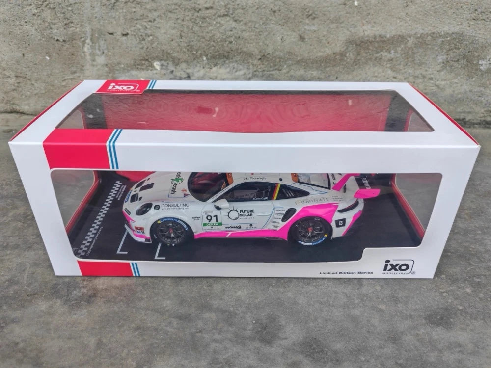 [IXO] 1:18 Porsche 2025 911 GT3 Cup #91 Porsche Carrera Cup Model Car Die-Cast