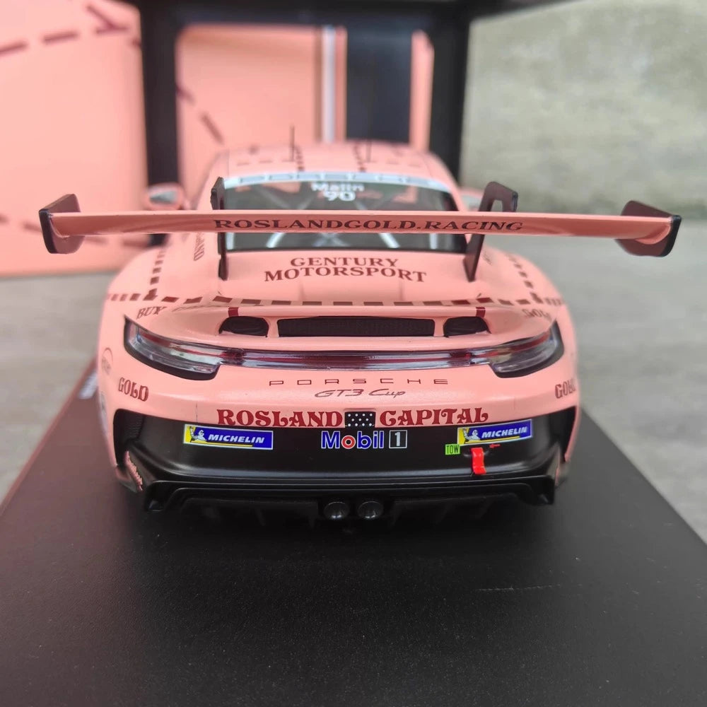 [IXO] 1:18 Porsche 2025 911 GT3 RSR #90 Pink Pig Model Car Die-Cast