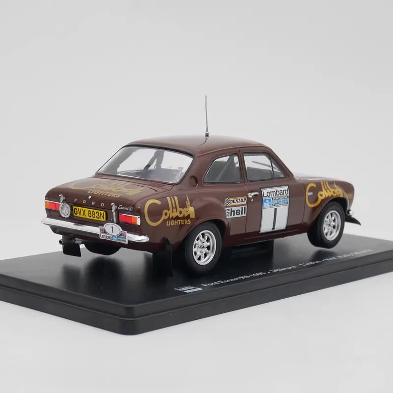 [IXO] 1:24 Ford 1974 Escort RS 1600 MKI #1 Winner Lombard RAC Rally voiture miniature Die-Cast