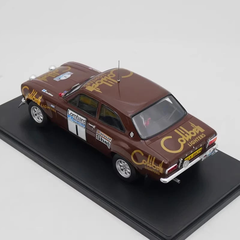 [IXO] 1:24 Ford 1974 Escort RS 1600 MKI #1 Winner Lombard RAC Rally voiture miniature Die-Cast