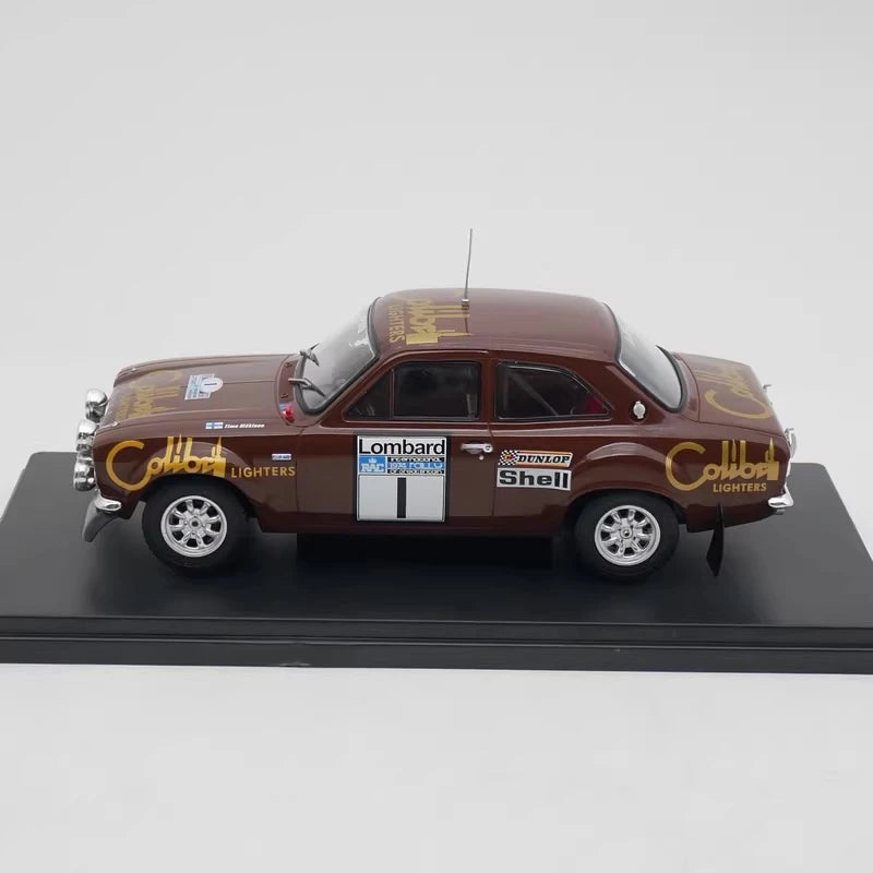 [IXO] 1:24 Ford 1974 Escort RS 1600 MKI #1 Winner Lombard RAC Rally voiture miniature Die-Cast