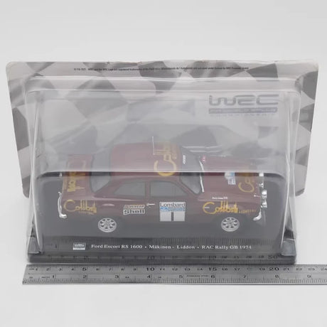 [IXO] 1:24 Ford 1974 Escort RS 1600 MKI #1 Winner Lombard RAC Rally モデルカー Die-Cast