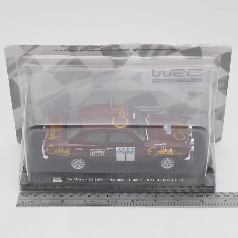 [IXO] 1:24 Ford 1974 Escort RS 1600 MKI #1 Winner Lombard RAC Rally voiture miniature Die-Cast