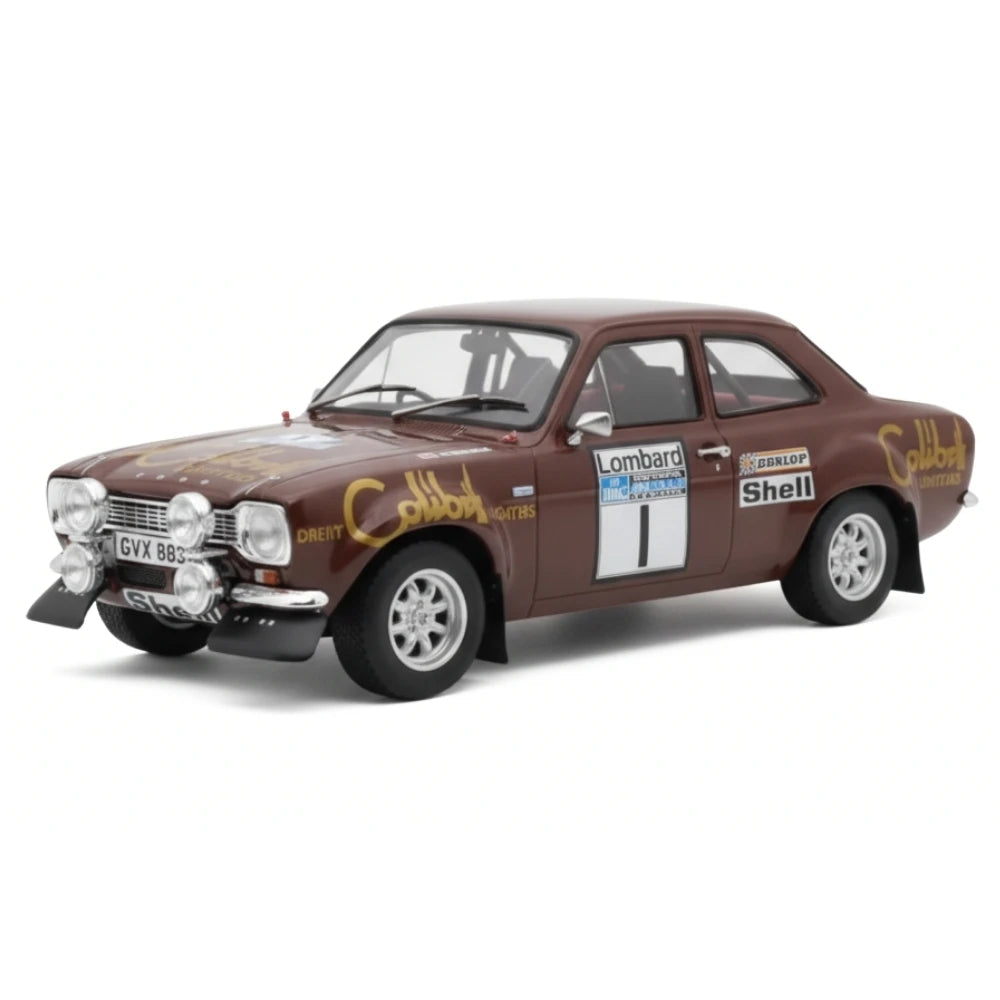[IXO] 1:24 Ford 1974 Escort RS 1600 MKI #1 Winner Lombard RAC Rally voiture miniature Die-Cast
