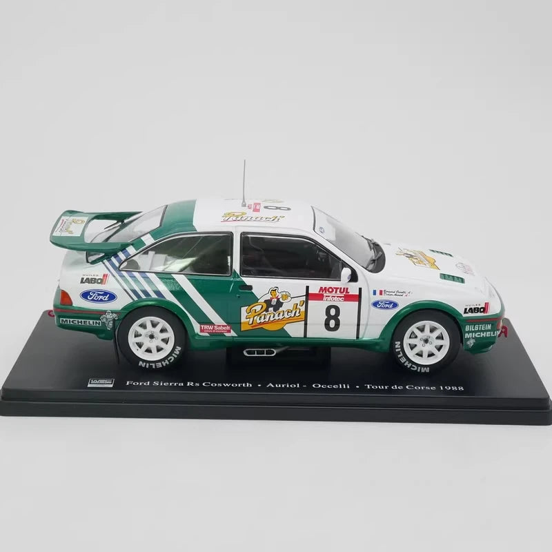[IXO] 1:24 Ford 1988 Sierra RS Cosworth #8 Winner Rallye Tour De Corse voiture miniature Die-Cast