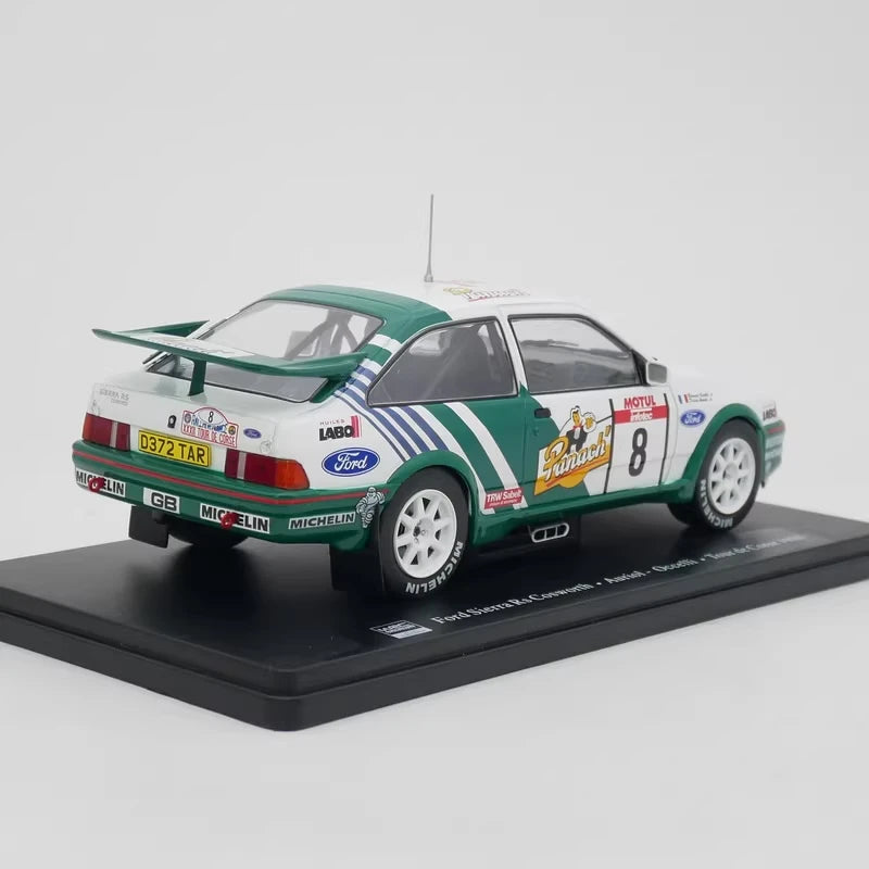 [IXO] 1:24 Ford 1988 Sierra RS Cosworth #8 Winner Rallye Tour De Corse voiture miniature Die-Cast
