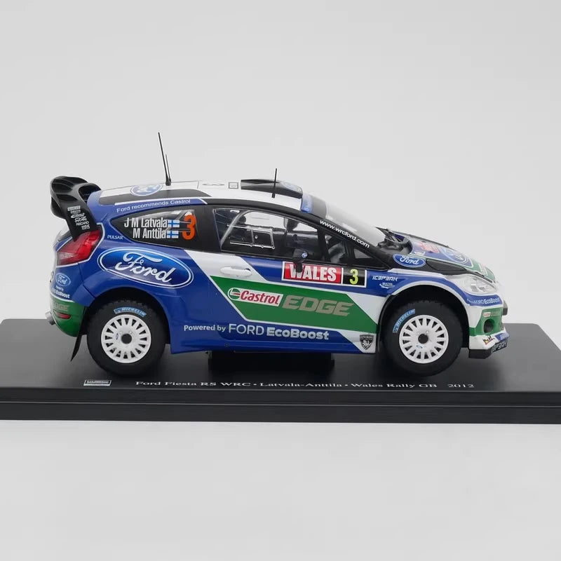 [IXO] 1:24 Ford 2012 Fiesta RS WRC #3 Winner Rallye Wales GB voiture miniature Die-Cast