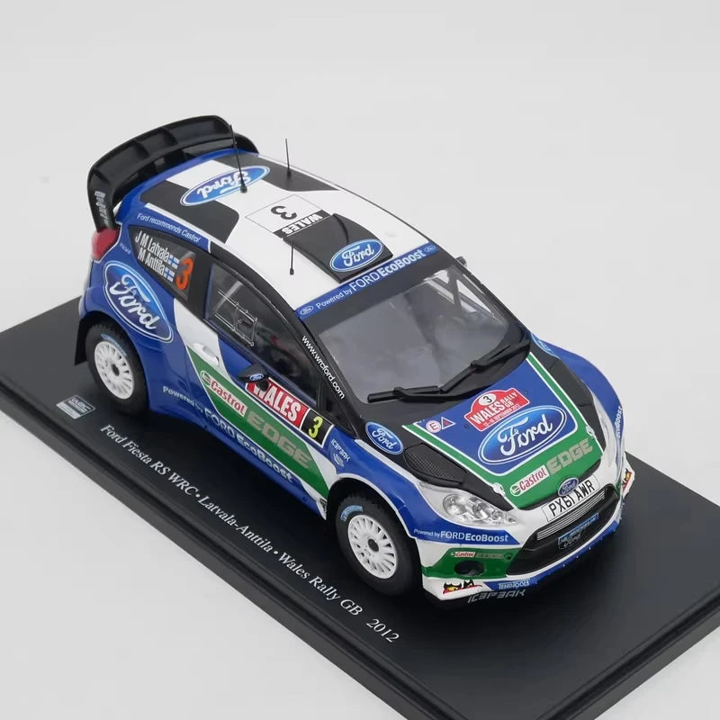 [IXO] 1:24 Ford 2012 Fiesta RS WRC #3 Winner Rallye Wales GB voiture miniature Die-Cast