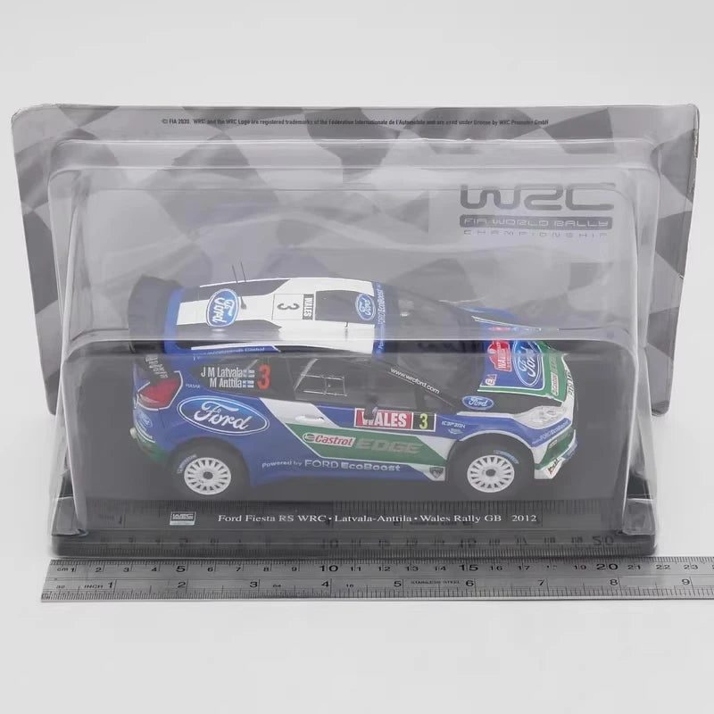 [IXO] 1:24 Ford 2012 Fiesta RS WRC #3 Winner Rallye Wales GB モデルカー Die-Cast