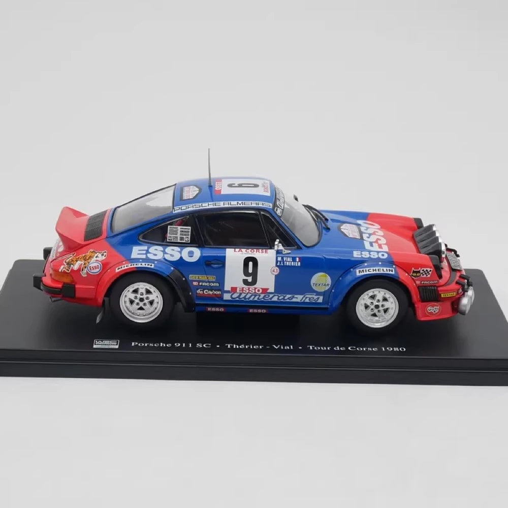 [IXO] 1:24 Porsche 1980 911 SC WRC #9 Model Car Die-Cast