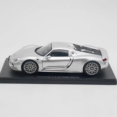 [IXO] 1:24 Porsche 2015 918 Spyder argent voiture miniature Die-Cast