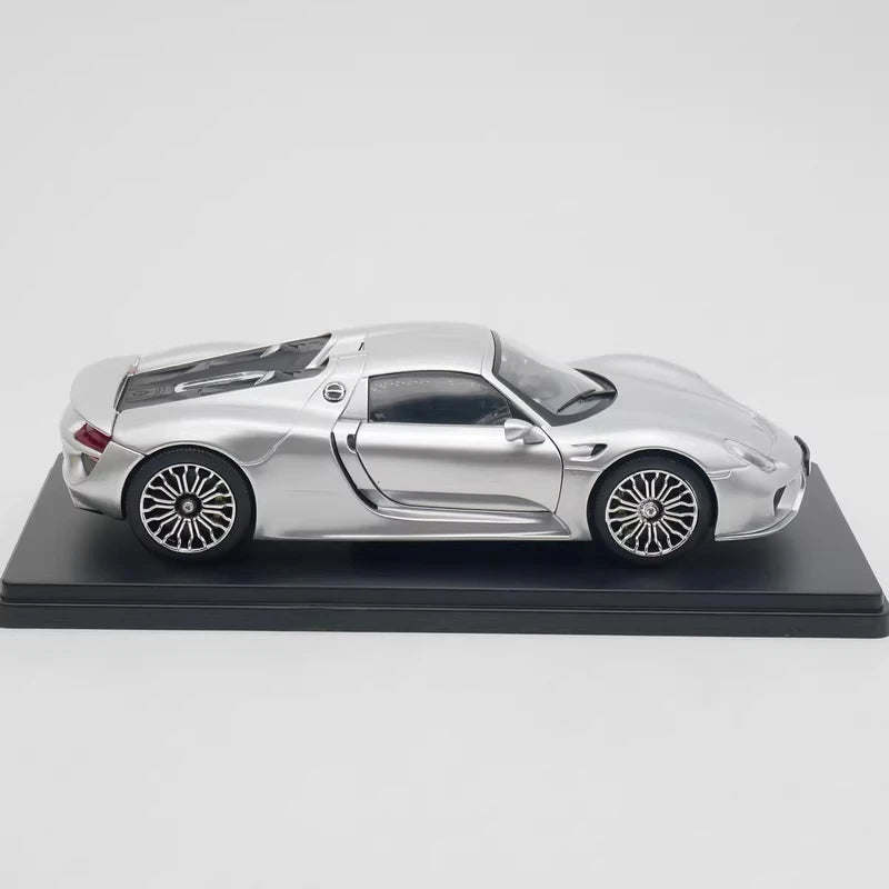 [IXO] 1:24 Porsche 2015 918 Spyder argent voiture miniature Die-Cast
