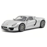 [IXO] 1:24 Porsche 2015 918 Spyder Silver Model Car Die-Cast