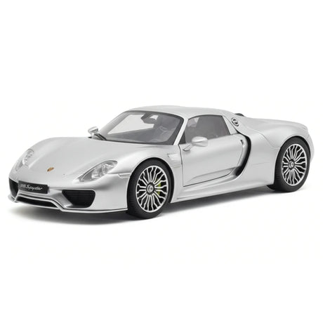 [IXO] 1:24 Porsche 2015 918 Spyder Srebrny model samochodu odlewany