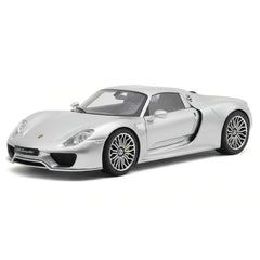 [IXO] 1:24 Porsche 2015 918 Spyder argent voiture miniature Die-Cast