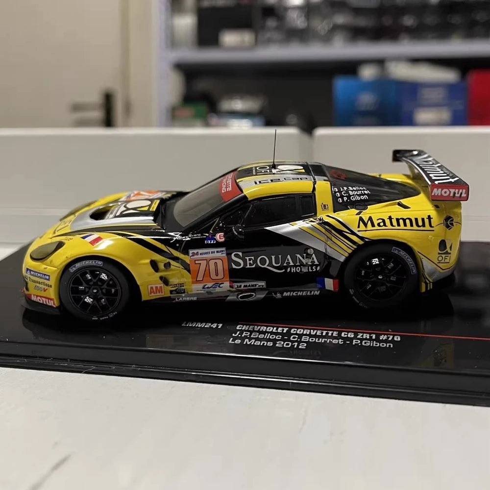 [IXO] 1:43 Chevrolet 2012 Corvette C6 ZR1 Le Mans #70 Model Car Die-Cast