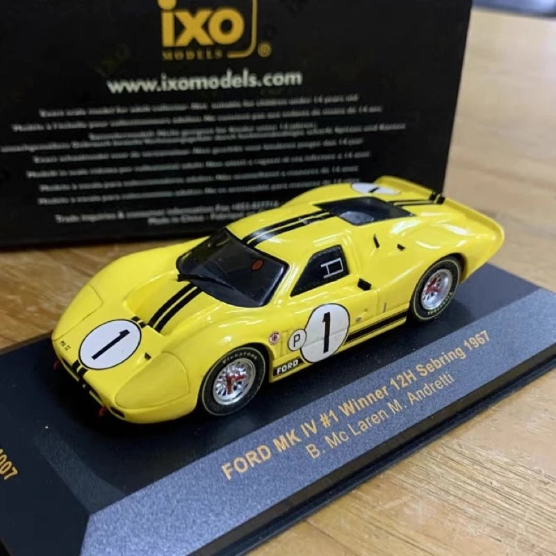 [IXO] 1:43 Ford 1967 GT40 MK IV #1 Winner 12H Sebring voiture miniature Die-Cast