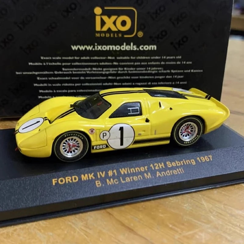[IXO] 1:43 Ford 1967 GT40 MK IV #1 Winner 12H Sebring voiture miniature Die-Cast