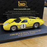 [IXO] 1:43 Ford 1967 GT40 MK IV #1 Winner 12H Sebring modelauto Die-Cast