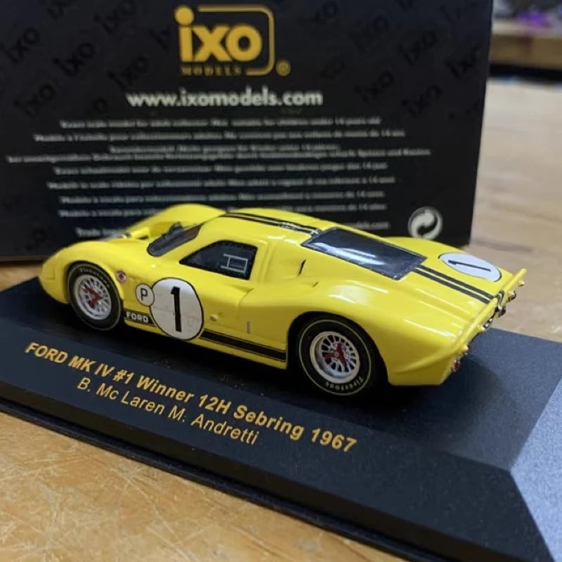 [IXO] 1:43 Ford 1967 GT40 MK IV #1 Winner 12H Sebring voiture miniature Die-Cast