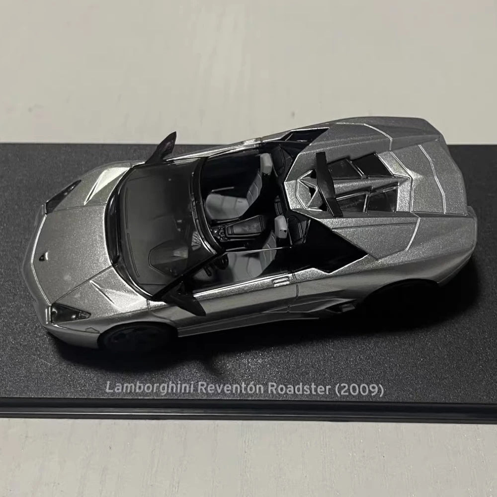 [IXO] 1:43 Lamborghini 2009 Reventon Roadster Silver Model Car Die-Cast